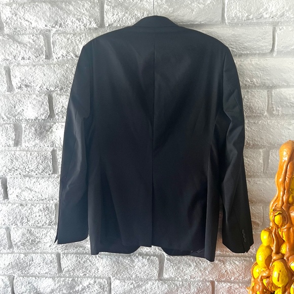 Versace Collection Coat Men's 2-Button Blazer Jacket Black Size 52 - Picture 3 of 7